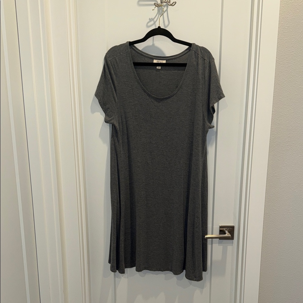 Style & Co. Dark Gray Tunic Top